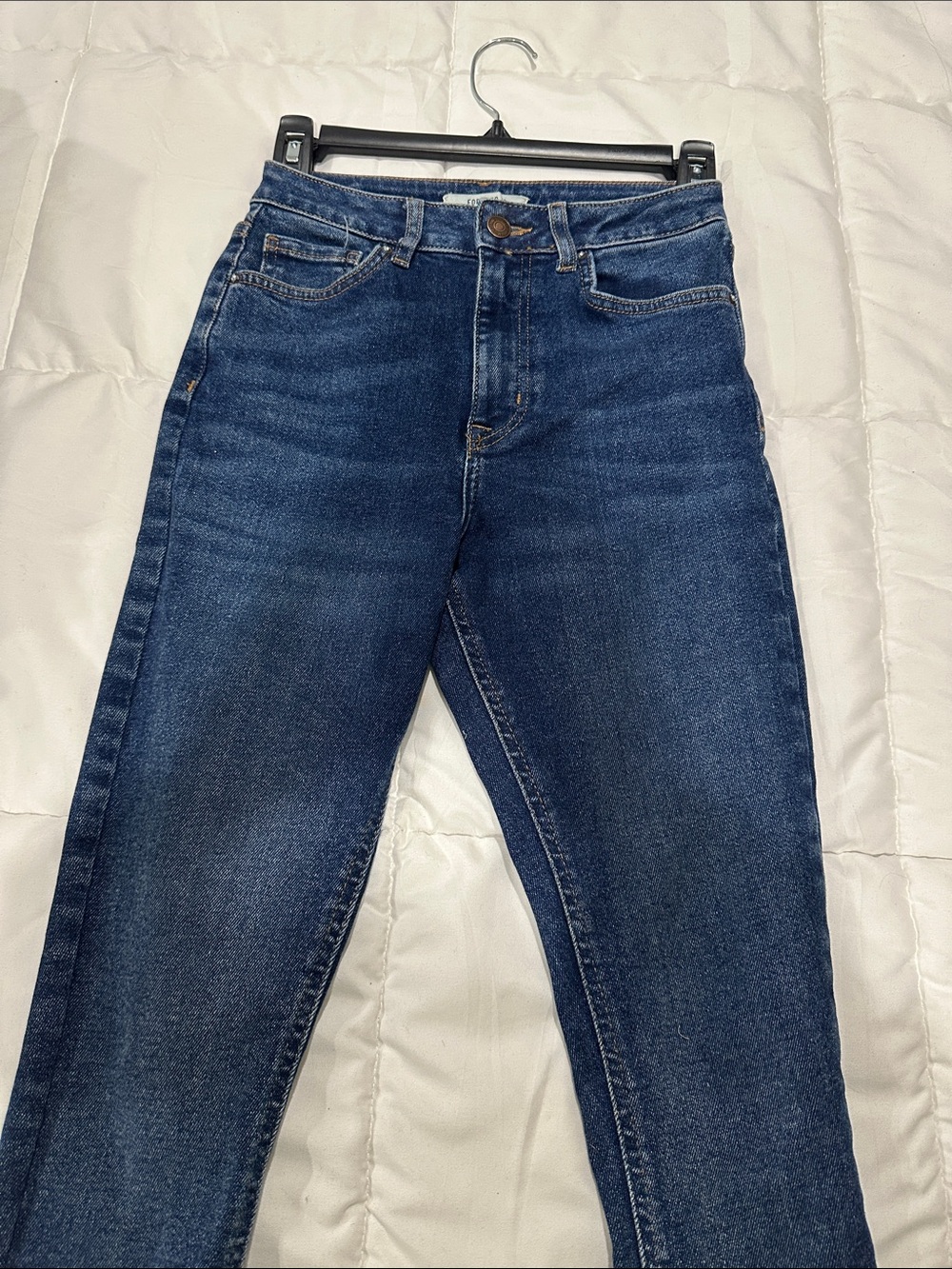 Forever 21 Dark Blue High-Rise Women's Jeans